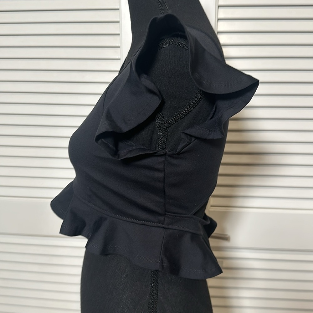 Free People Movement Black Crop Top (Small/Medium, Like New) - Picture 2 of 8